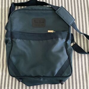 Vintage Pierre Cardin Blue Canvas Travel Tote